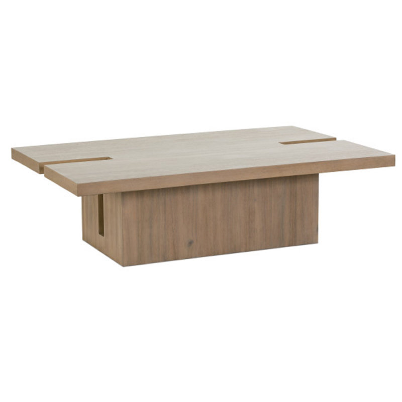 Theory Square Coffee Table, 16" H x 36" L x 56" W