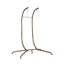 Fauteuil double avec support: structure en fer rouille, coussins confortables pour l'extérieur: support solide, patio-579998954-579998955