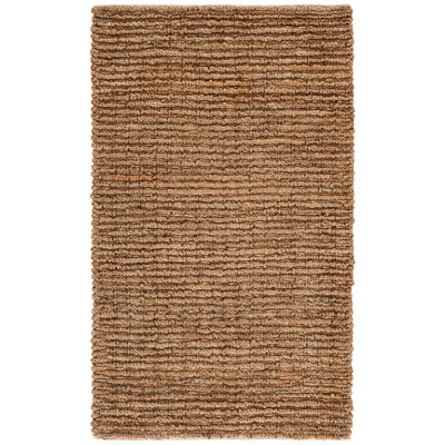 Jameswilliam Natural Fiber Hand Woven Jute Solid Color Rug