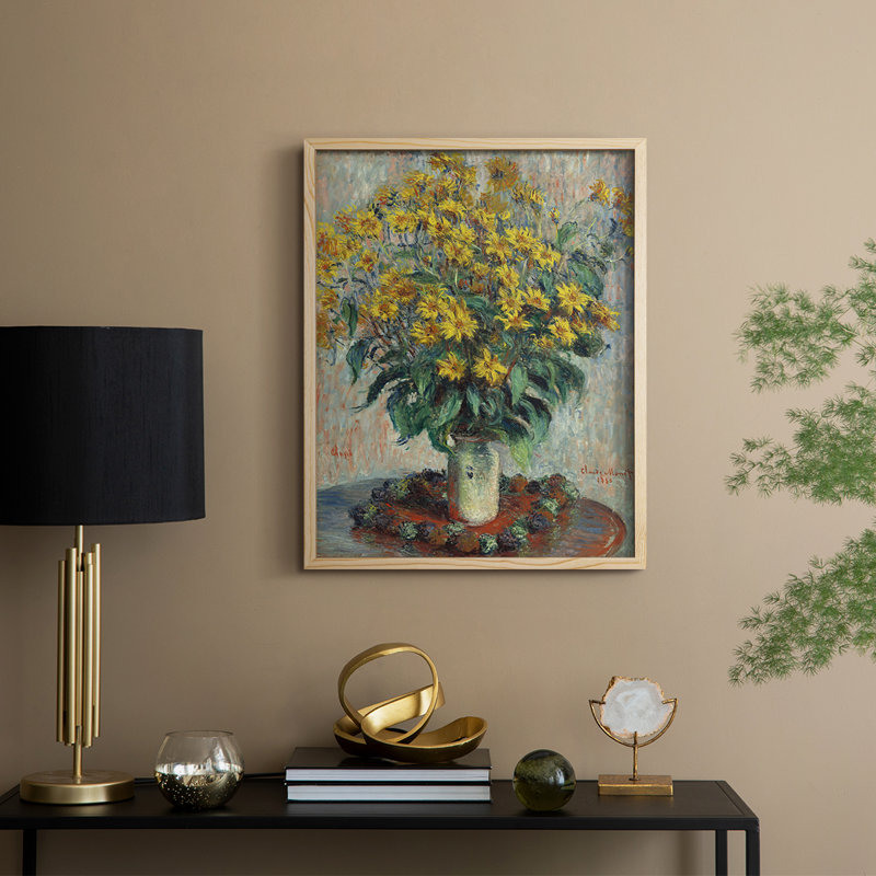 «Vintage Landscape LXV», reproduction encadrée - bois massif, Naturel, 30" H x 24" W