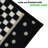 Custom Length Checkered Black White Low Pile Slip Resistant Hallway Stairway Rug Runner-1657483923