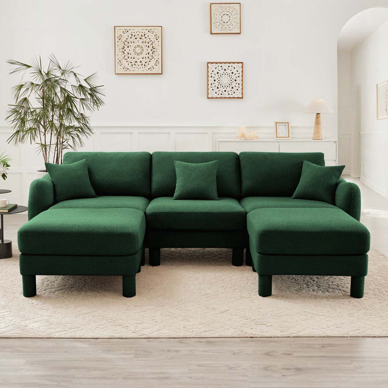 Canapé Boucle, Vert