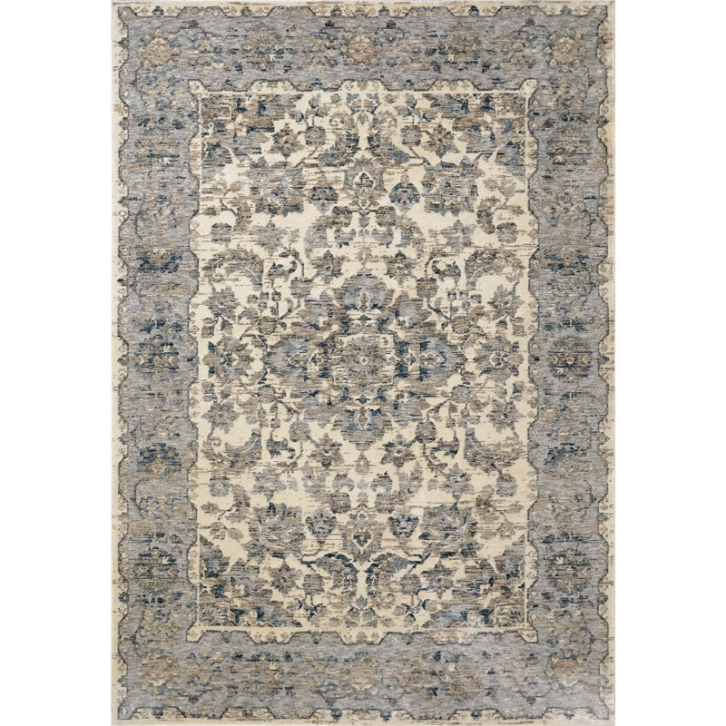 Oriental Indoor Rug, Rectangle 3'6" x 5'6"