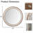 Round Wall Mirror, Farmhouse Circle Mirror