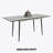 1 Piece Rectangular Dining Table Without Chair