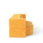 Lit simple avec oreiller, compressible, jaune, pour chambre d'amis - Léger, aucun assemblage requis dans le salon pliant jaune, siège spacieux, doux au toucher, cote d'utilisation moyenne