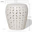 TABLE Caynan Margaretta, BLANC H 19,5 po x 22 po