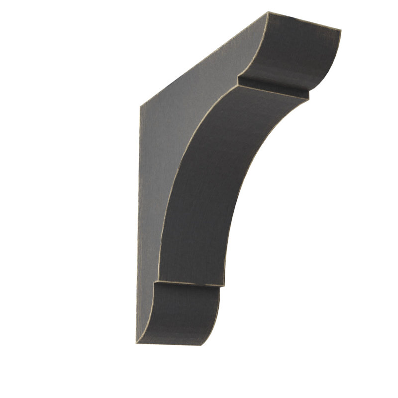 Support de décoration olympique en bois, H 10 po x l 1,75 po x P 10 po, Noir