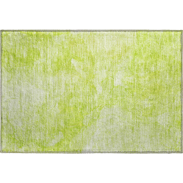 Premium Machine Washable Prisco Aloe Rug