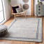 Coomer Handmade Tufted Wool Ivory/Navy Area Rug-363806916