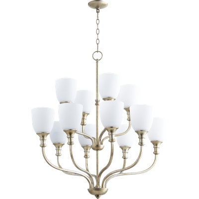 Falbo 12 - Light Dimmable Tiered Chandelier