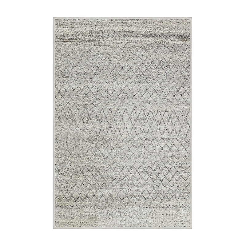 Tapis gris clair Lowrey, Rectangle 7 pi x 10 pi