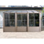 Gazebo Penguin Florence 3 m x 3,6 m, toit en polycarbonate, fixation murale - Sable-17652019-90556784