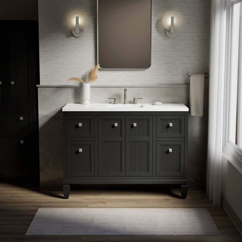 Ensemble de meuble-lavabo 48 po Hearthaven, Gris ardoise