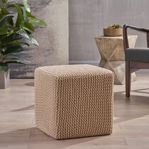 Wrought Studio Golla Upholstered Pouf & Reviews