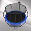 Trampoline 14 pi avec enceinte sécuritaire, échelle et revêtement antirouille pour le plaisir en famille à l'extérieur, approuvé ASTM