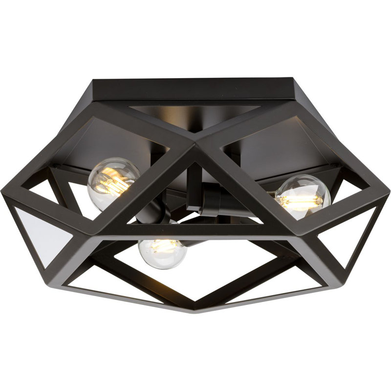 Hariklia Flush Mount, Architectural Bronze
