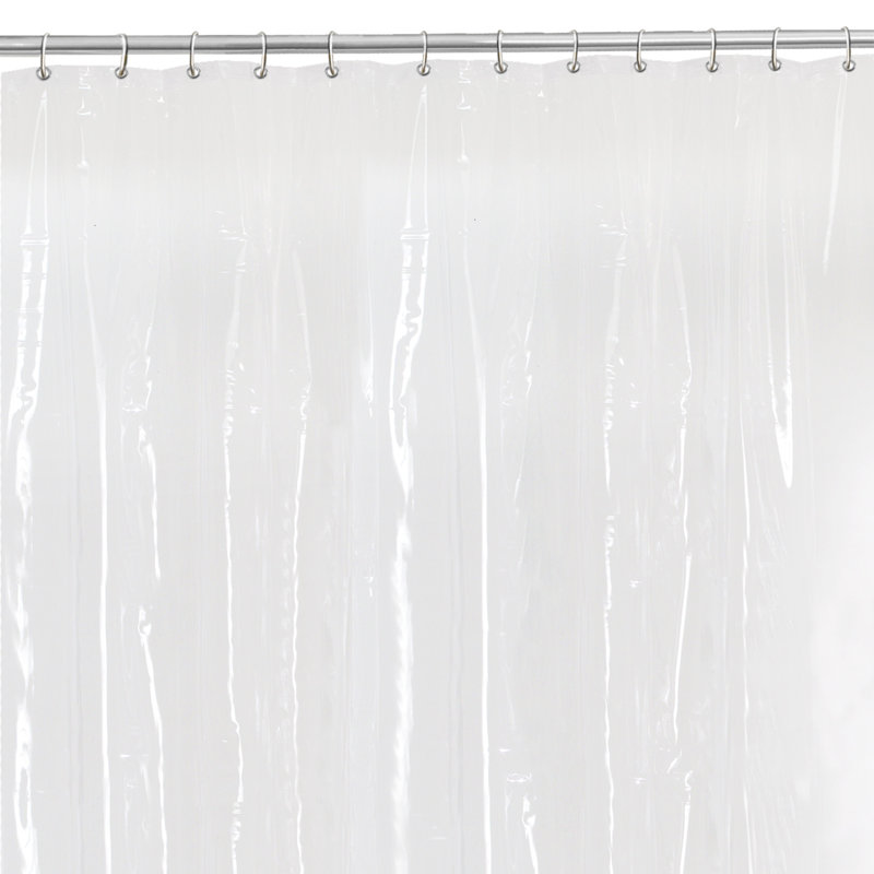 Doublure de rideau de douche Brosnan PEVA, Transparent, l 54 po x L 78 po