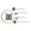 Housse de coussin en tissu fabriqué à la main Fab Divine Amitabh pour canapé et lit - 14 po x 36 po-100227218-100227219