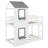 Charming Wooden Twin - Over - Twin Bunk Bed With Roof Design-1100842787
