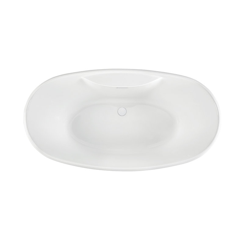 Loretta 3 60" Freestanding Air Bathtub, Acrylic CXL® Gloss White