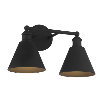 Luminaire pour meuble-lavabo de salle de bain 2 lumières Meridian