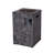 Square Steel Propane Smokeless Fire Column with 30,000 BTU Burner, Lava Rocks & PVC Cover – Pre-Assembled Outdoor Gas Heater