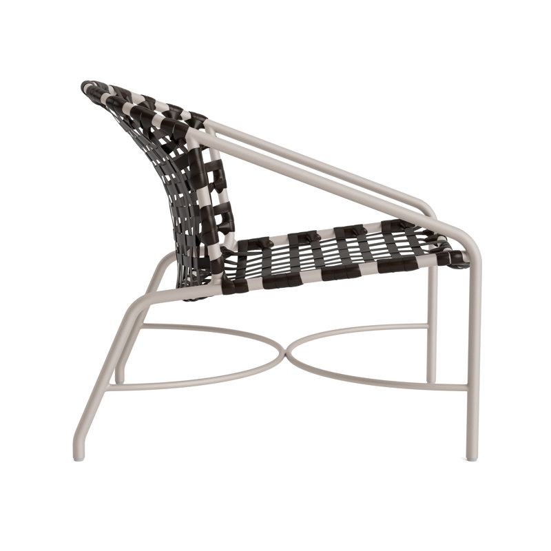 Kantan Outdoor Lounge Chair, Dove Smooth/Coffee