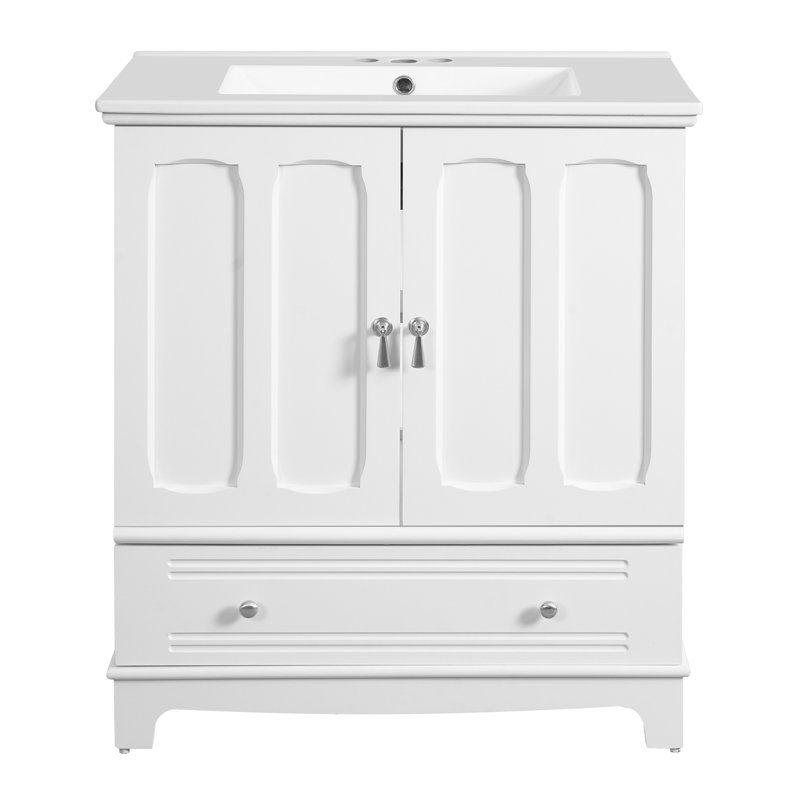 Meuble-lavabo 30 po avec lavabo en céramique
