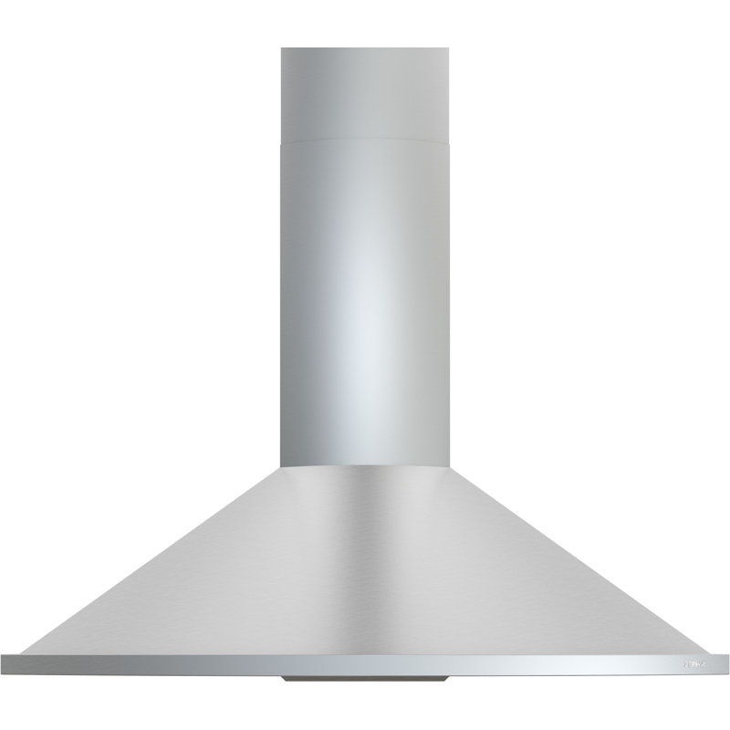 Hotte murale 30 pouces Zephyr Savona 600 CFM avec lumières DEL, Acier Inoxydable, 36"