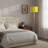 63-inch Yellow Rose Blossom Acrylic/Metal Floor Lamp-873044448