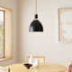 Uma Single Light Metal Dimmable LED Pendant
