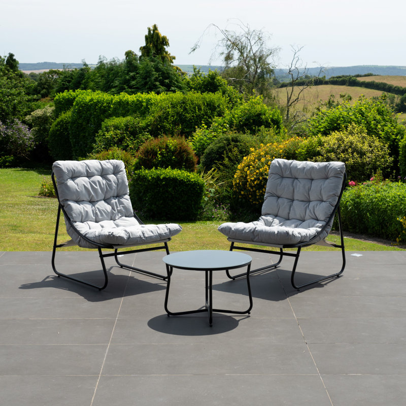 Chantal 3 Piece Patio Set - 2 Chairs and Table