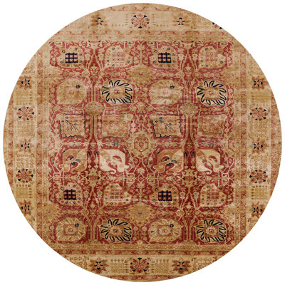 Tapis oriental rouge / beige