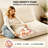 Giant Bean Bag Chair With Convertible Bean Bag Mat And Machine-washable Cover. Suitable For Adults, It Can Be Placed In Various Settings Such As Living Rooms, Bedrooms, And Studies.-2024059600