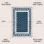 Tapis bleu marine / bleu Reilly-294416183