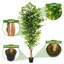 Bananier artificiel 72 po H
