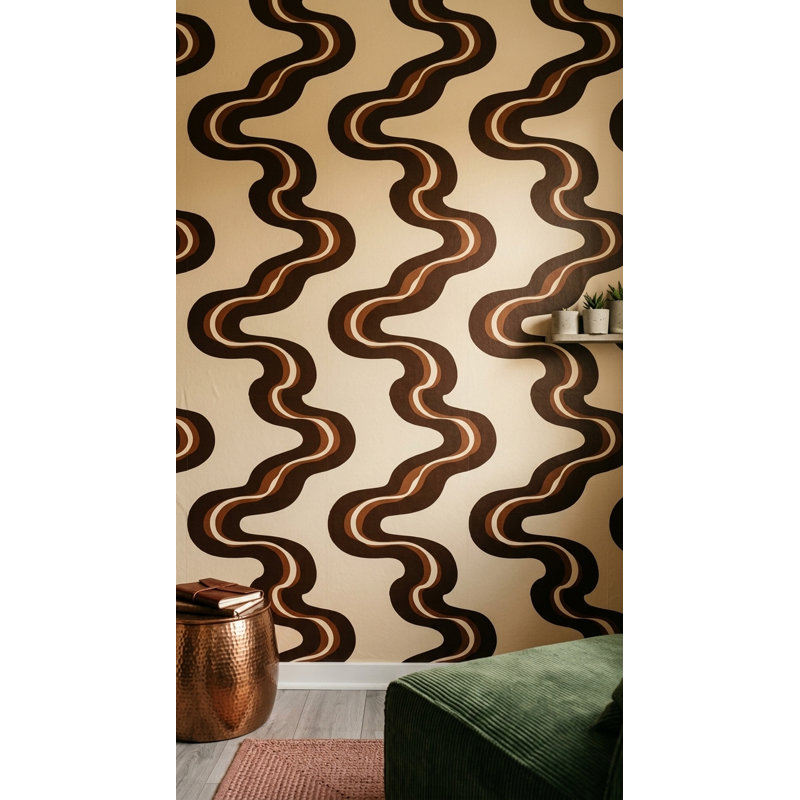 Décoration murale amovible de style Mid-Century, Peel and Stick