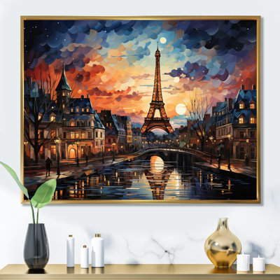 Marzieh Paris City of Lights I - France, reproduction sur toile