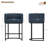 26" Upholstered Counter Stool with Metal Frame-124059859