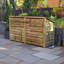Troutville 230cm W x 74.5cm D Solid Wood Log Store-36318998