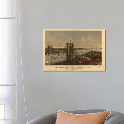 Currier & Ives - Wrapped Canvas Print