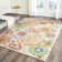 Tapis beige / rouge Josephine