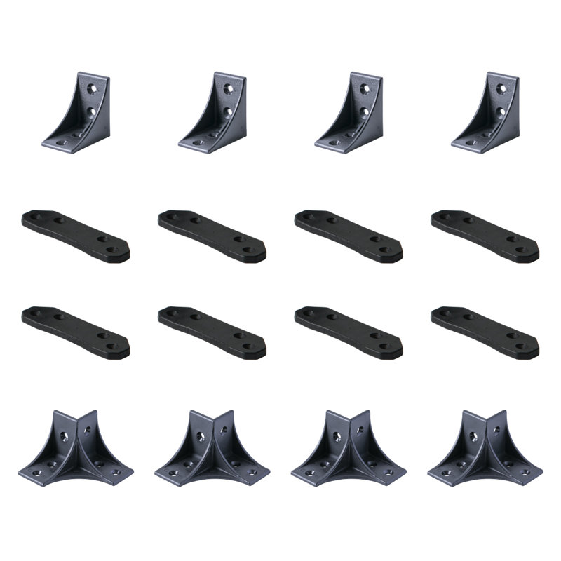 Ensemble de bricolage pour banc, Noir