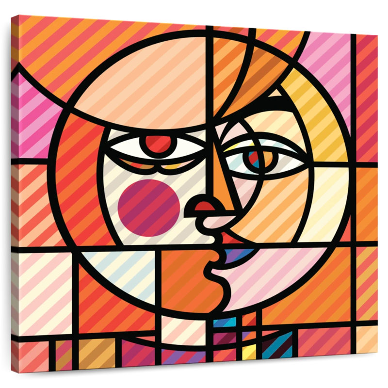 Visage cubique Leisha, H 24 po x l 24 po