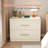 31.5‘’ W 2 Drawers Cream Nightstand