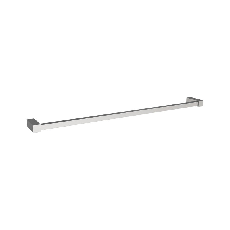 Monument Wall Mounted Towel Bar, Chrome, 2.7"D x 24.8"L x 0.56"H 
