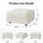 Plush Square Ottoman – Multi-Functional Extra