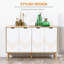 Buffet de 47 pouces avec tablettes ajustables-1061868130