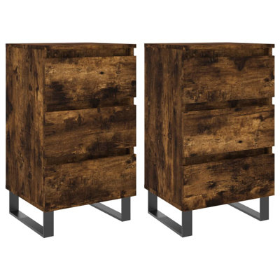 Airo 40cm W Iron Bedside Table